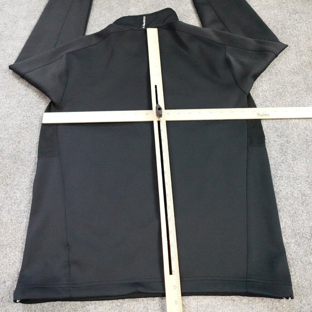 Zero Restriction Shirt Medium Black Solid 1/4 Zip… - image 7